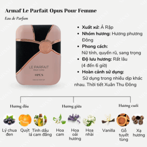 Armaf Le Parfait Opus Pour Femme EDP - Missi Perfume