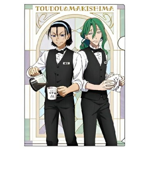 弱虫ペダル 純喫茶ver. 巻島・東堂 A4クリアファイル｜パーフェクト