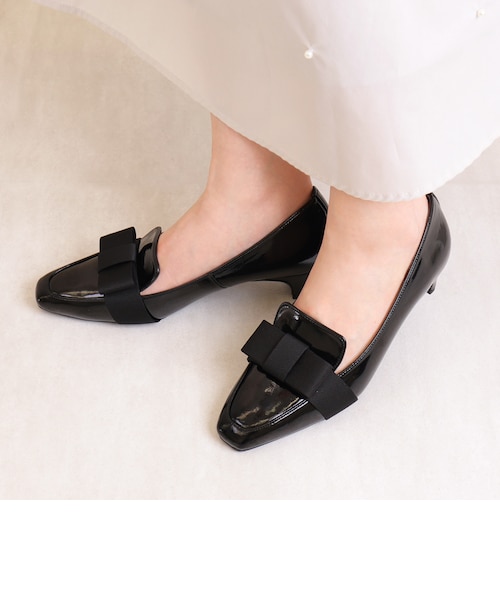 グログランリボンローファー風パンプス｜アルテミスバイダイアナの通販