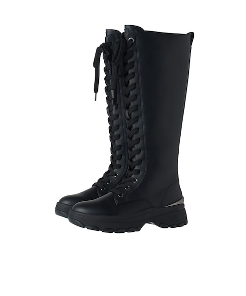 軽量】レースアップロングブーツ｜アルテミスバイダイアナの通販