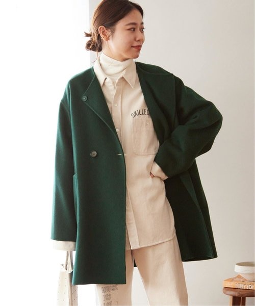 ウールナイロンリバーミドルコート｜ジャーナルスタンダード