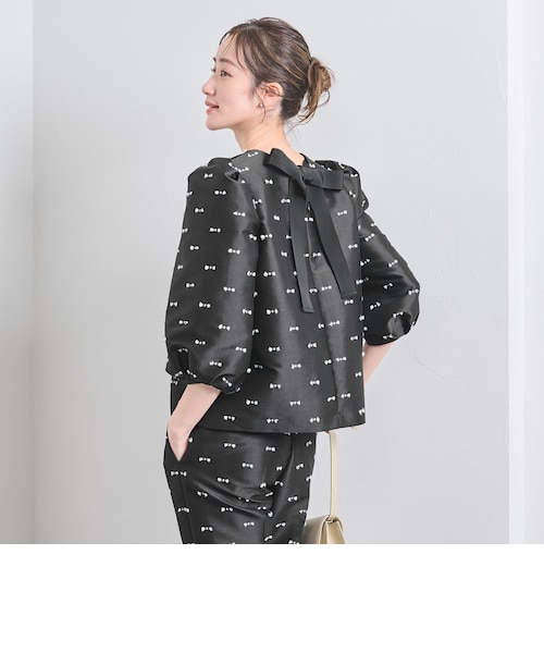 リボン カットジャガード ブラウス｜ユナイテッドアローズ