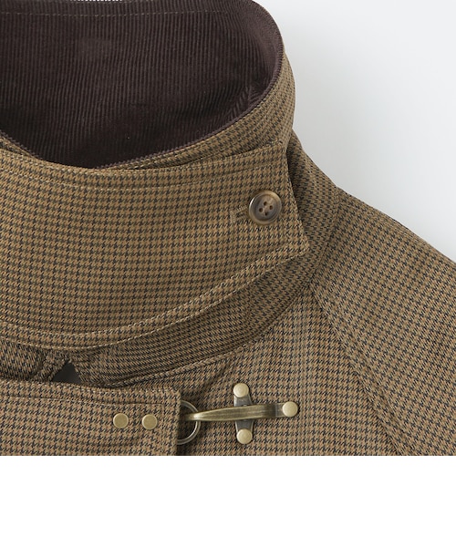 kinoko.さん×GLR or＞ガンクラブチェック柄 ファイヤーマン コート