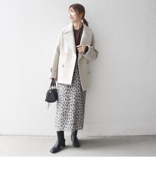 SHIPS any: カシミヤ ミックス テーラード ショート Pコート｜シップス