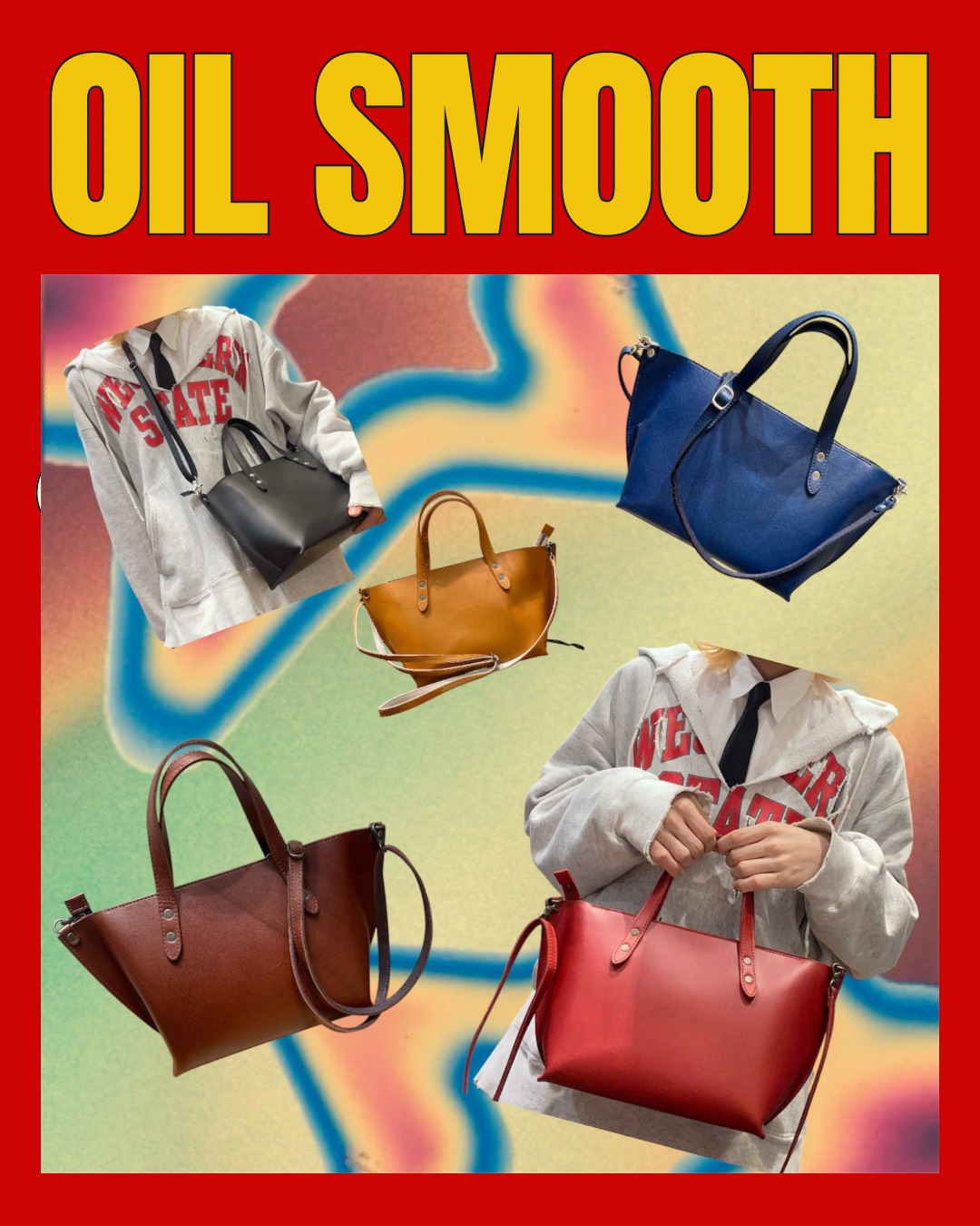 バッビースリー定番人気！ 姫路産オイルスムースレザーを使った2WAY