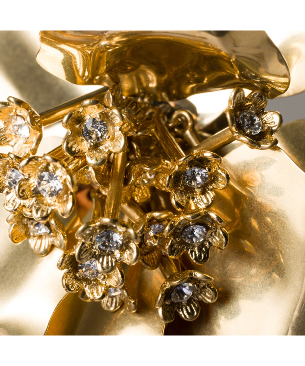 MIU MIU/ミュウミュウ通販 | クリスタル付 メタル ブローチ【送料無料