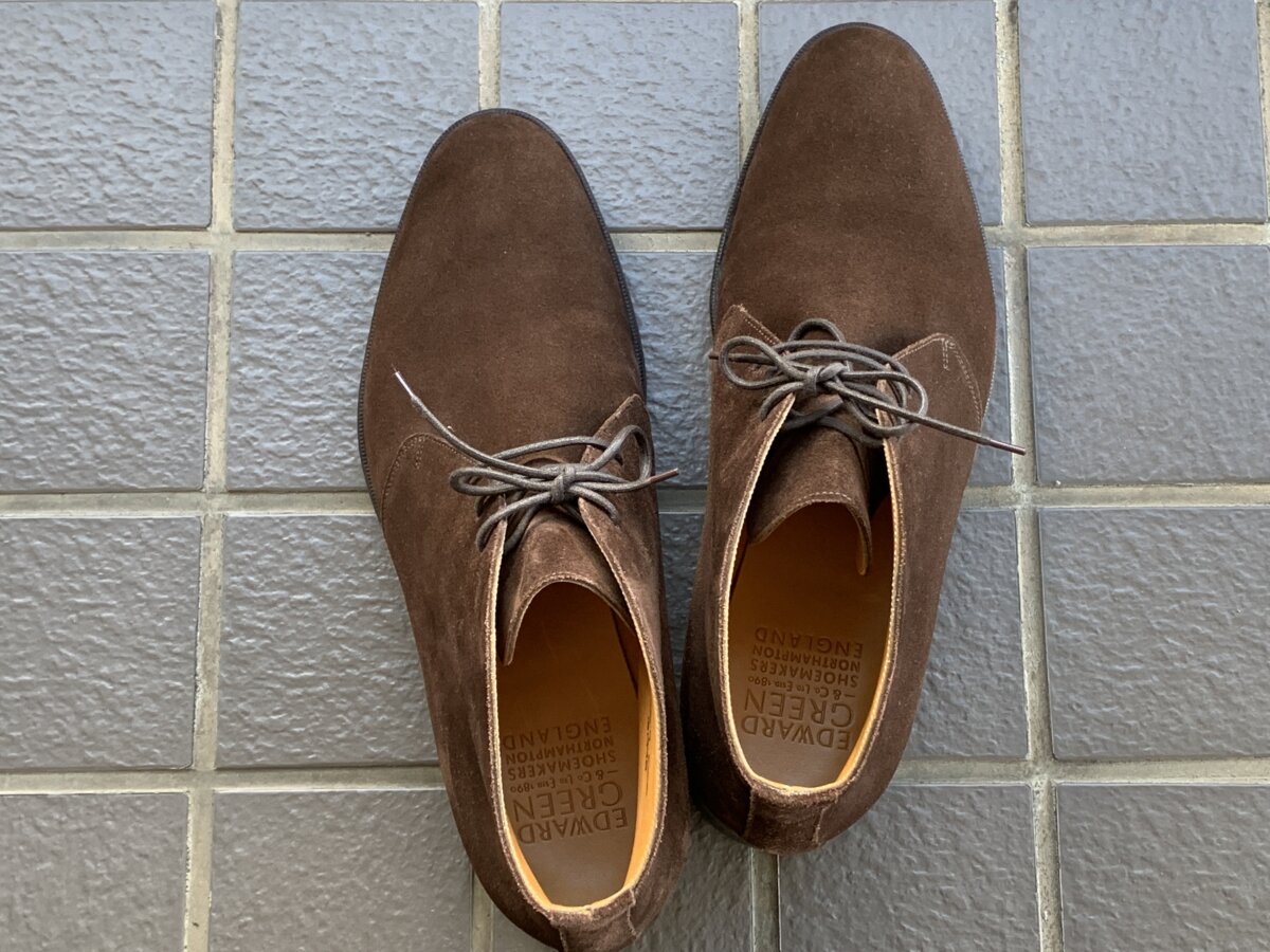 エドワードグリーン バンバリー ラスト202のチャッカブーツをレビュー