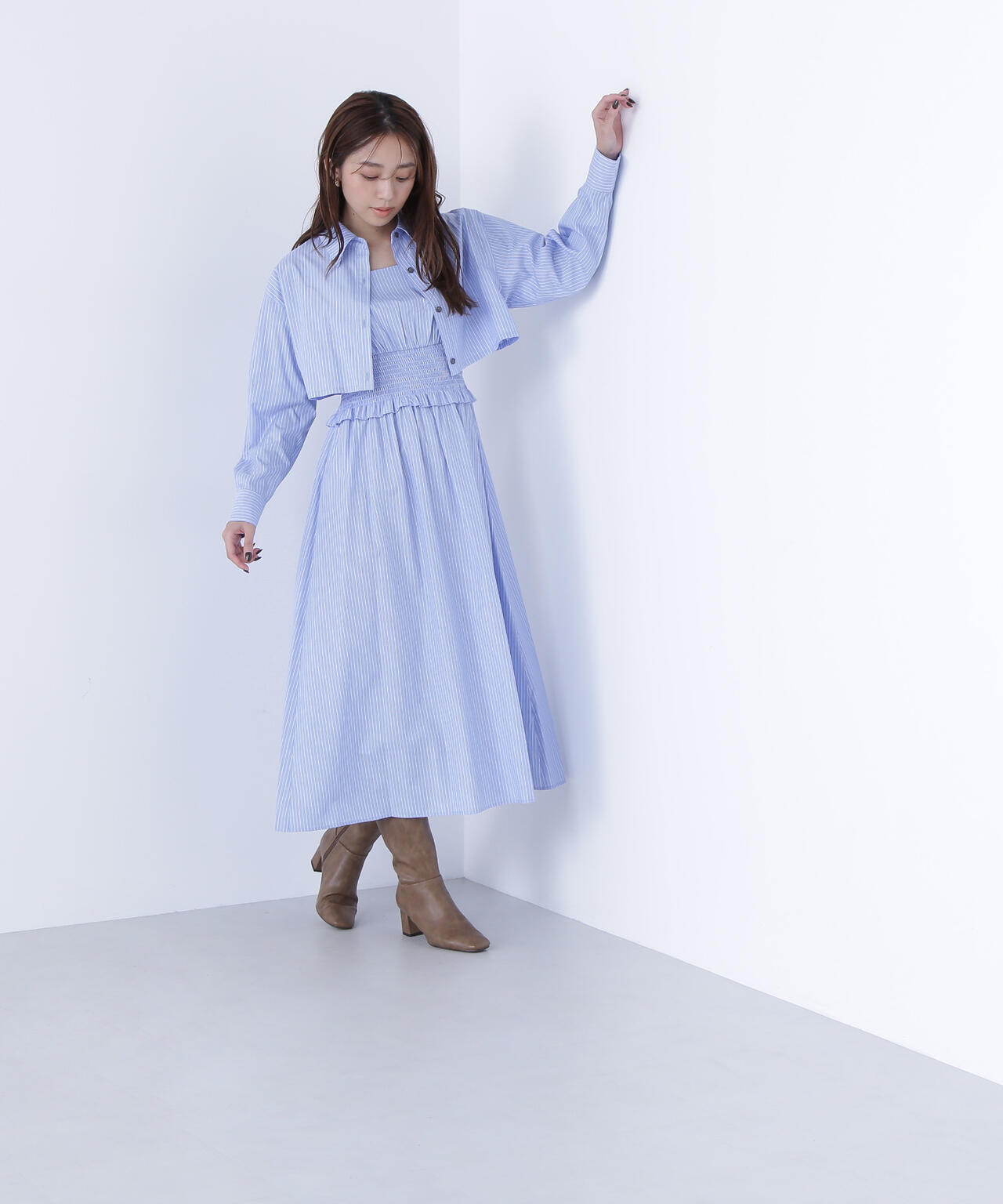 レイヤードマルチストライプワンピース | NATURAL BEAUTY BASIC