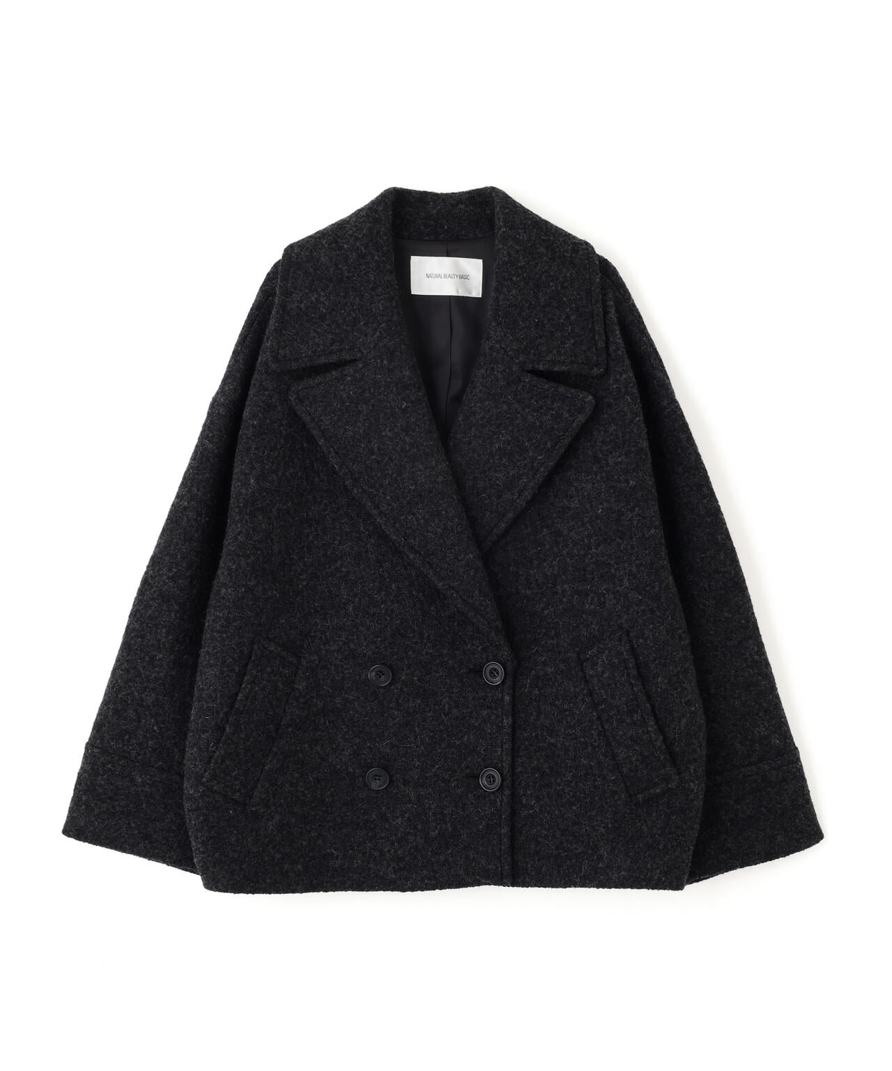 ウーリーフォルムハーフコート | NATURAL BEAUTY BASIC（ナチュラル