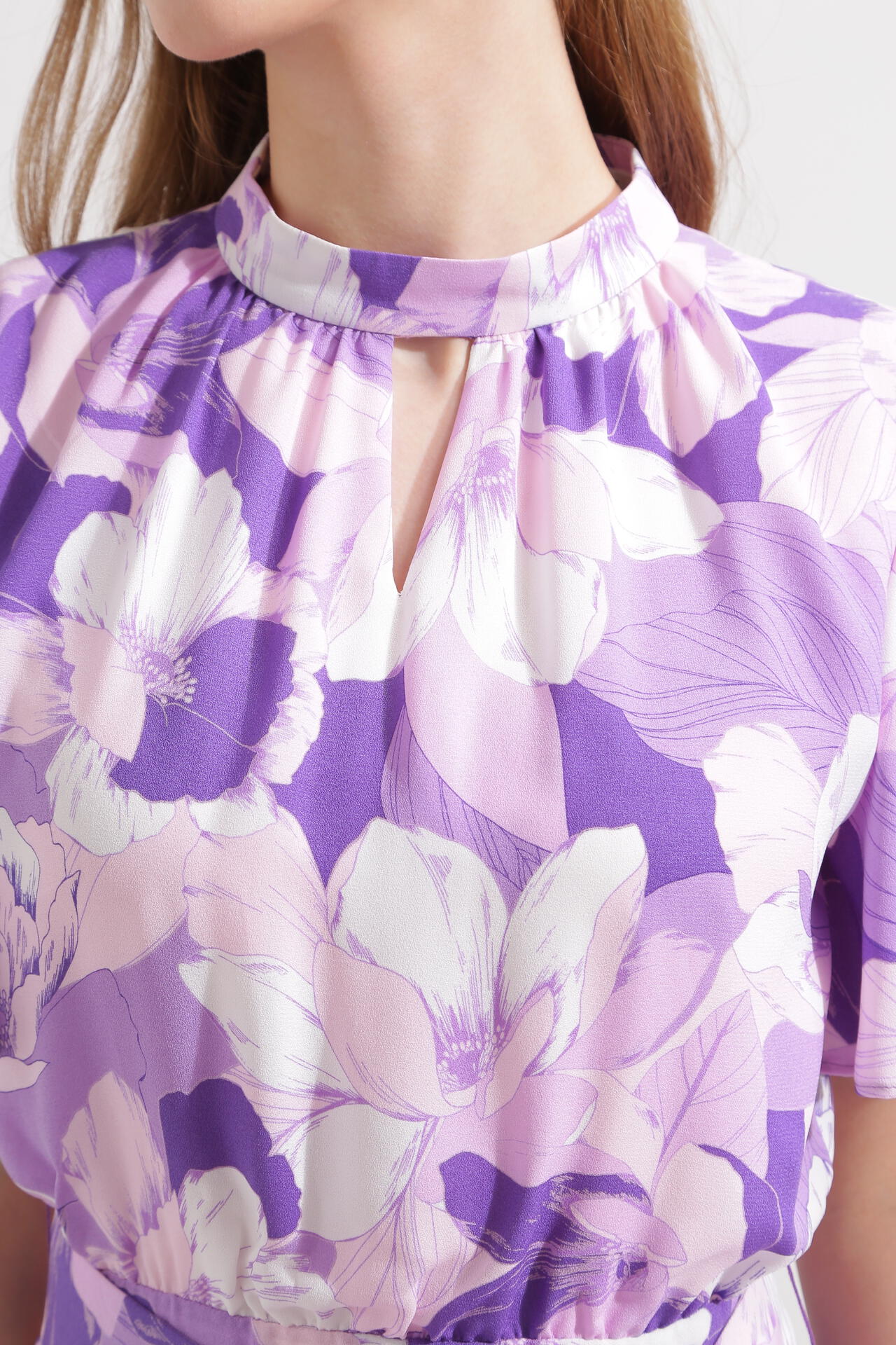 WEB限定品】グラフィカルフラワープリントワンピース | PINKY&DIANNE