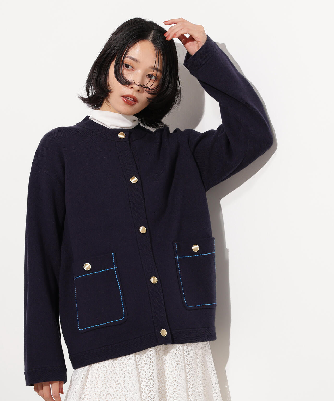 ミドル丈ニットジャケット | N. Natural Beauty Basic*（エヌ