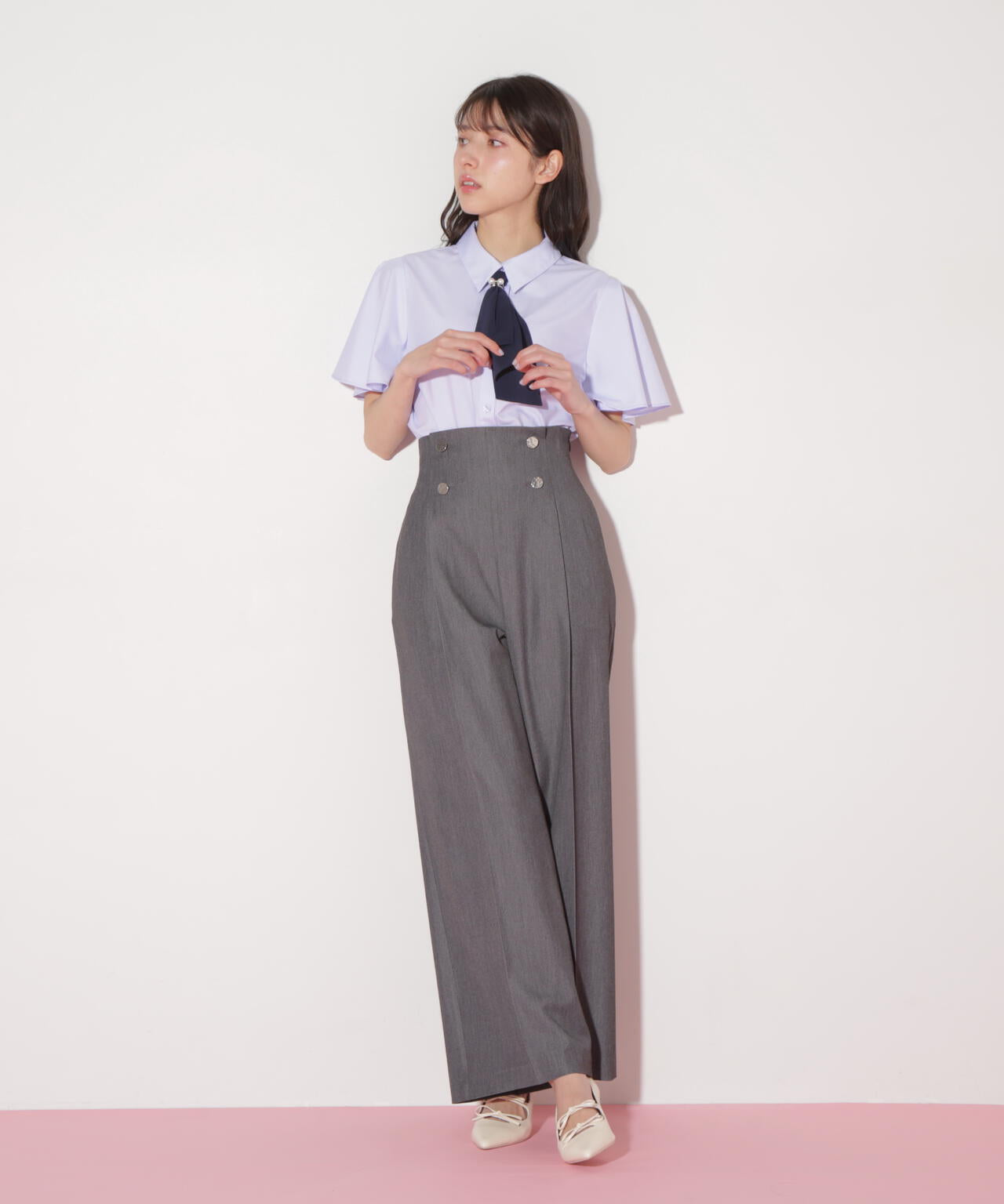 配色ボウタイブラウス | JILL by JILL STUART（ジル バイ ジル