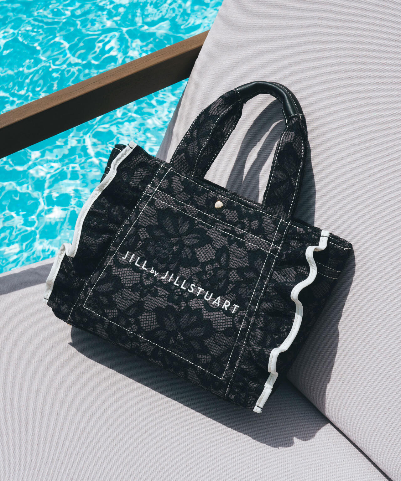 レースフリルトートバッグ | JILL by JILL STUART（ジル バイ ジル