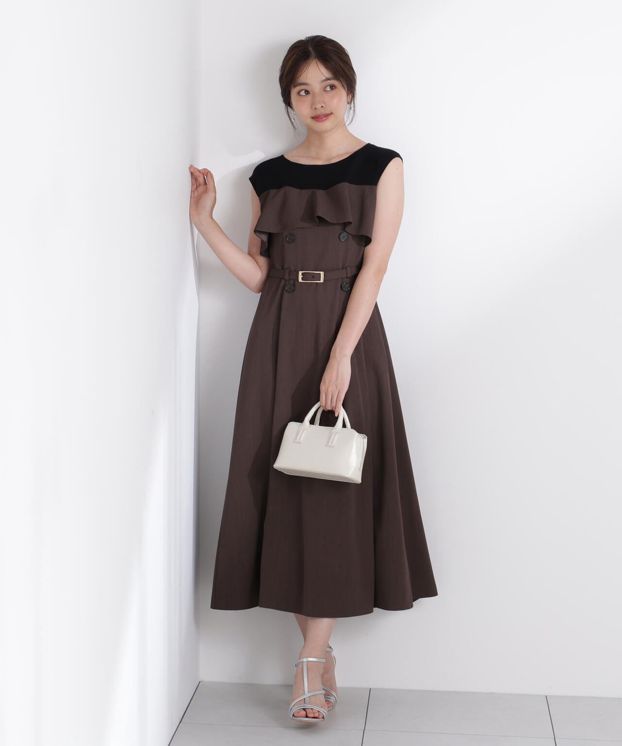 ニットドッキングレイヤード風ワンピース | PROPORTION BODY DRESSING