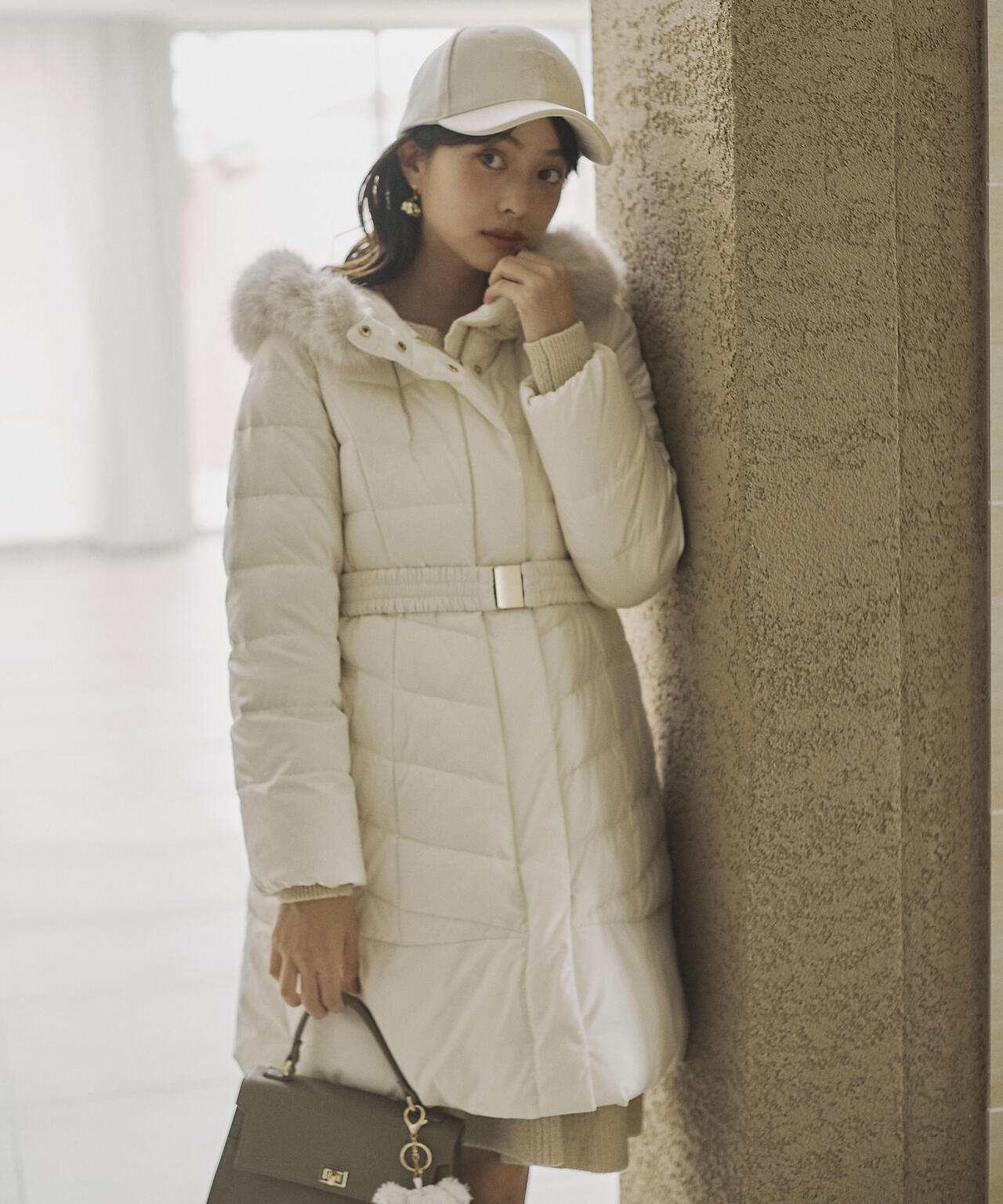 ベルト付ダウン | PROPORTION BODY DRESSING（プロポーションボディ