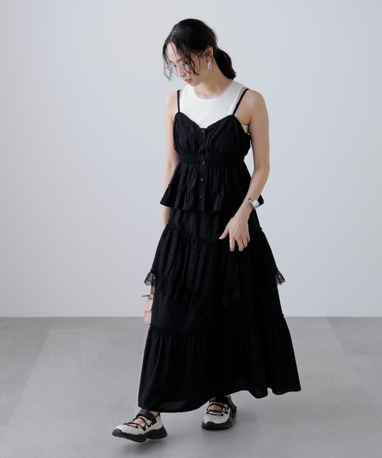 レーストリムコットンキャミソール | FREE'S MART（フリーズマート