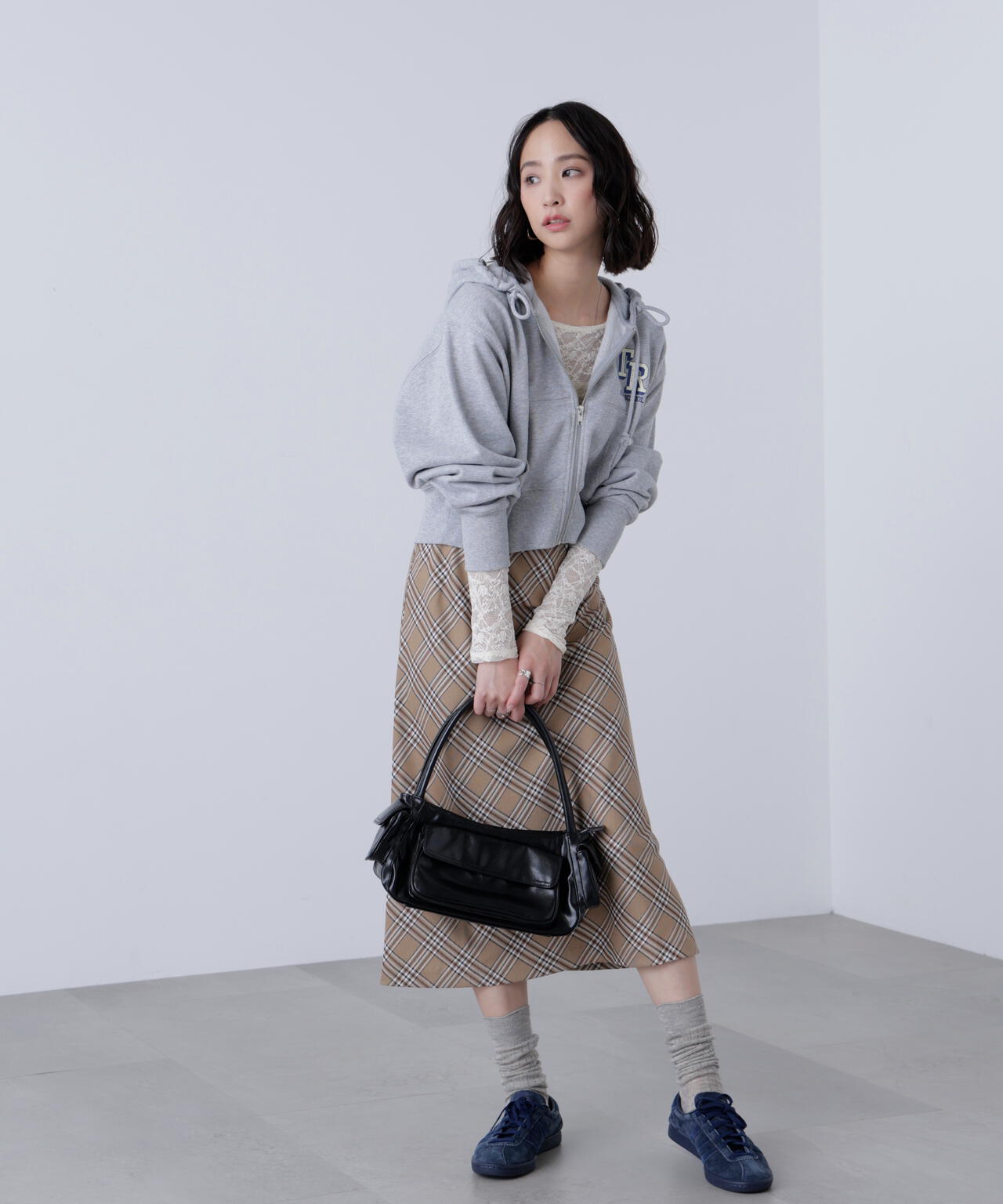 バイアスミディチェックスカート | FREE'S MART（フリーズマート