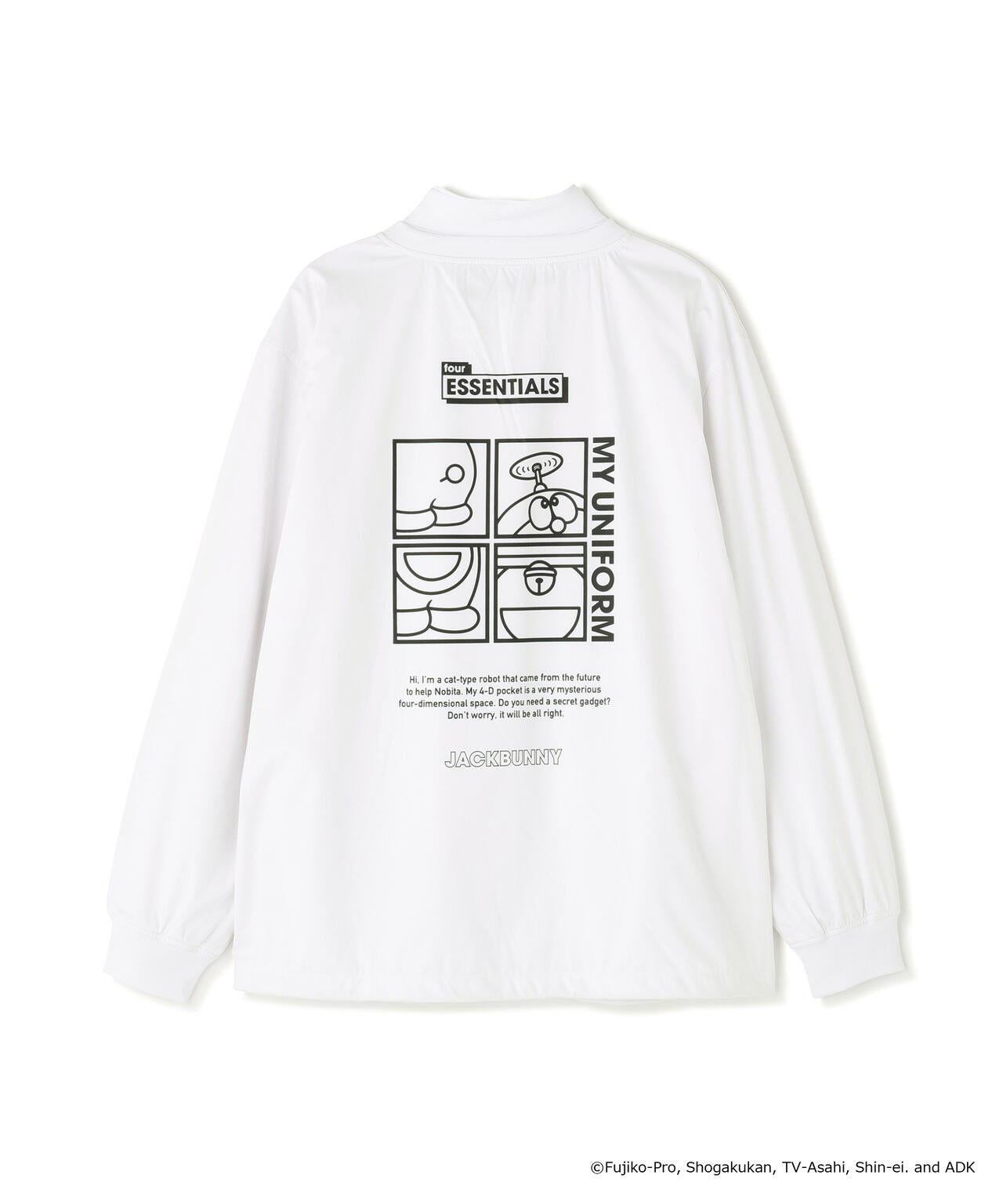 ドラえもん】PEスムースボンディングブルゾン | Jack Bunny