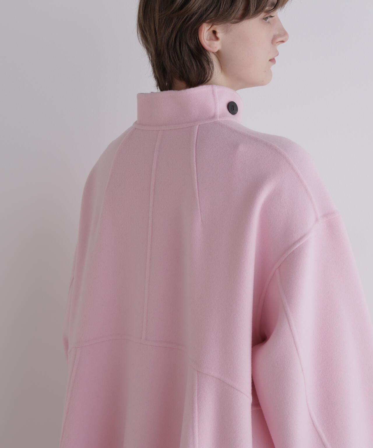 ソフトウールリバースタンドカラーコート | LE PHIL（ル フィル