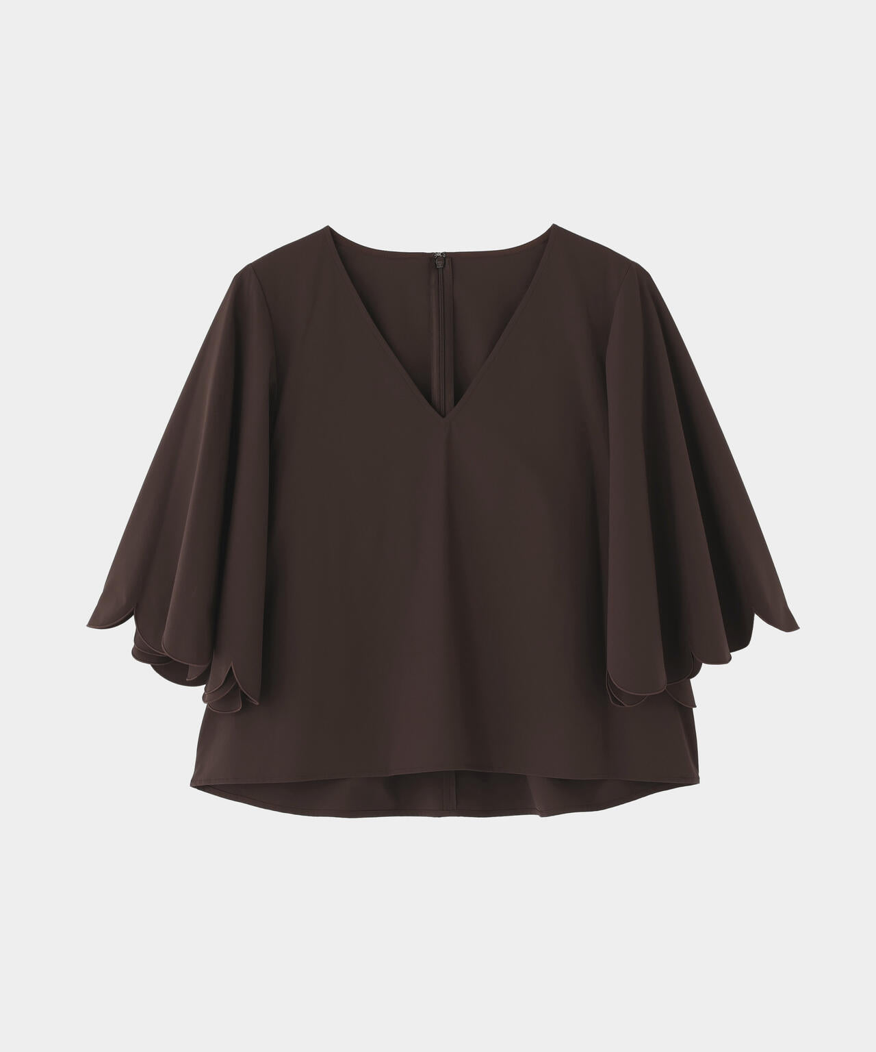 SOLOTEXブロードスカラップフレアスリーブブラウス | LE PHIL（ル