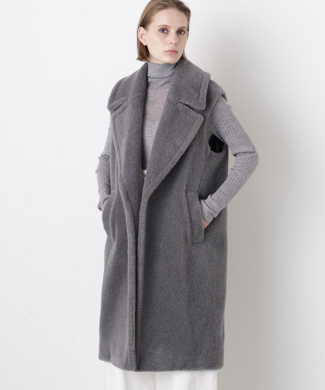 New Silhouette Boa Gilet | STUMBLY（スタンブリー） ｜【公式】通販