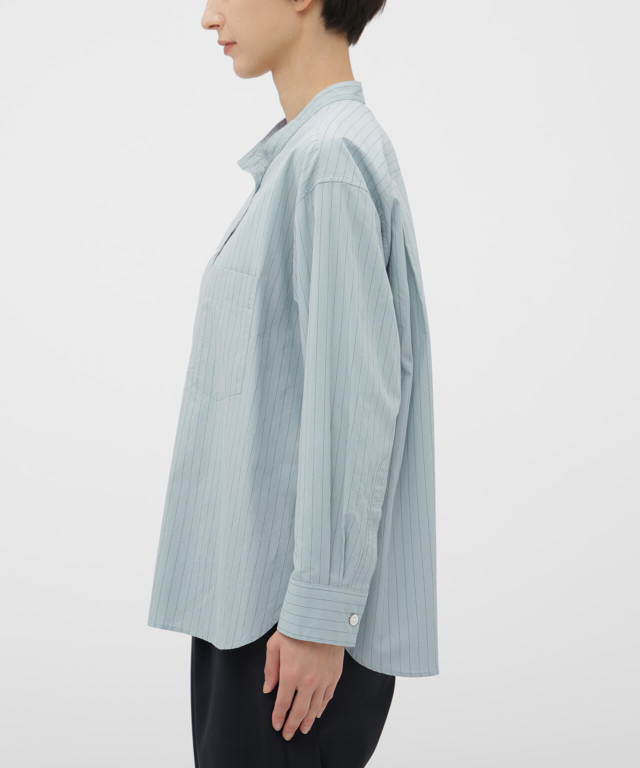 SIMPLE STRIPE COTTON SHIRT | MARGARET HOWELL（マーガレット