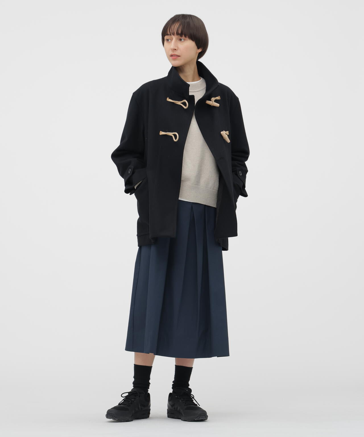 SOFT BRUSHED COTTON TWILL SKIRT | MARGARET HOWELL（マーガレット