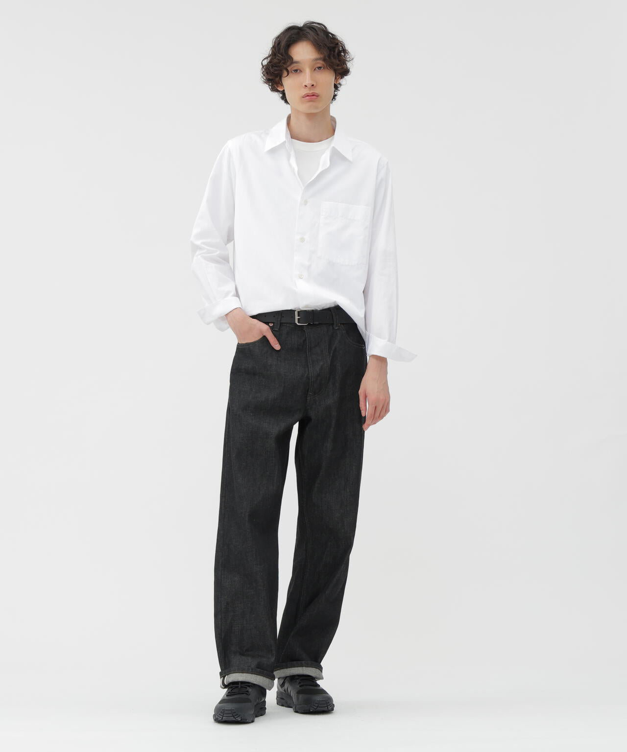 PLAIN COTTON POPLIN SHIRT | MARGARET HOWELL（マーガレット