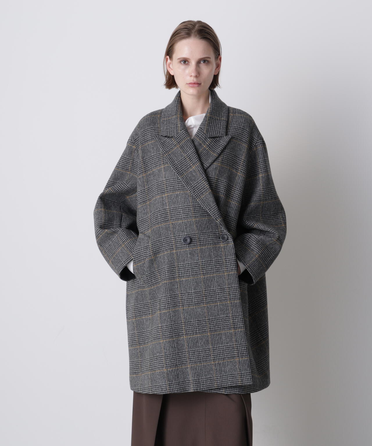 ウールチェックコート | hLM（エイチエルエム） ｜【公式】通販mix