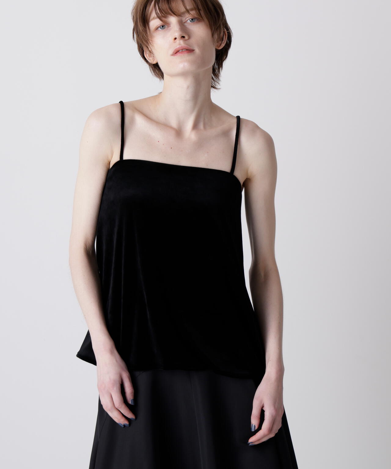 GISELe 12月号掲載商品】カップ付きベロアキャミソール | hLM