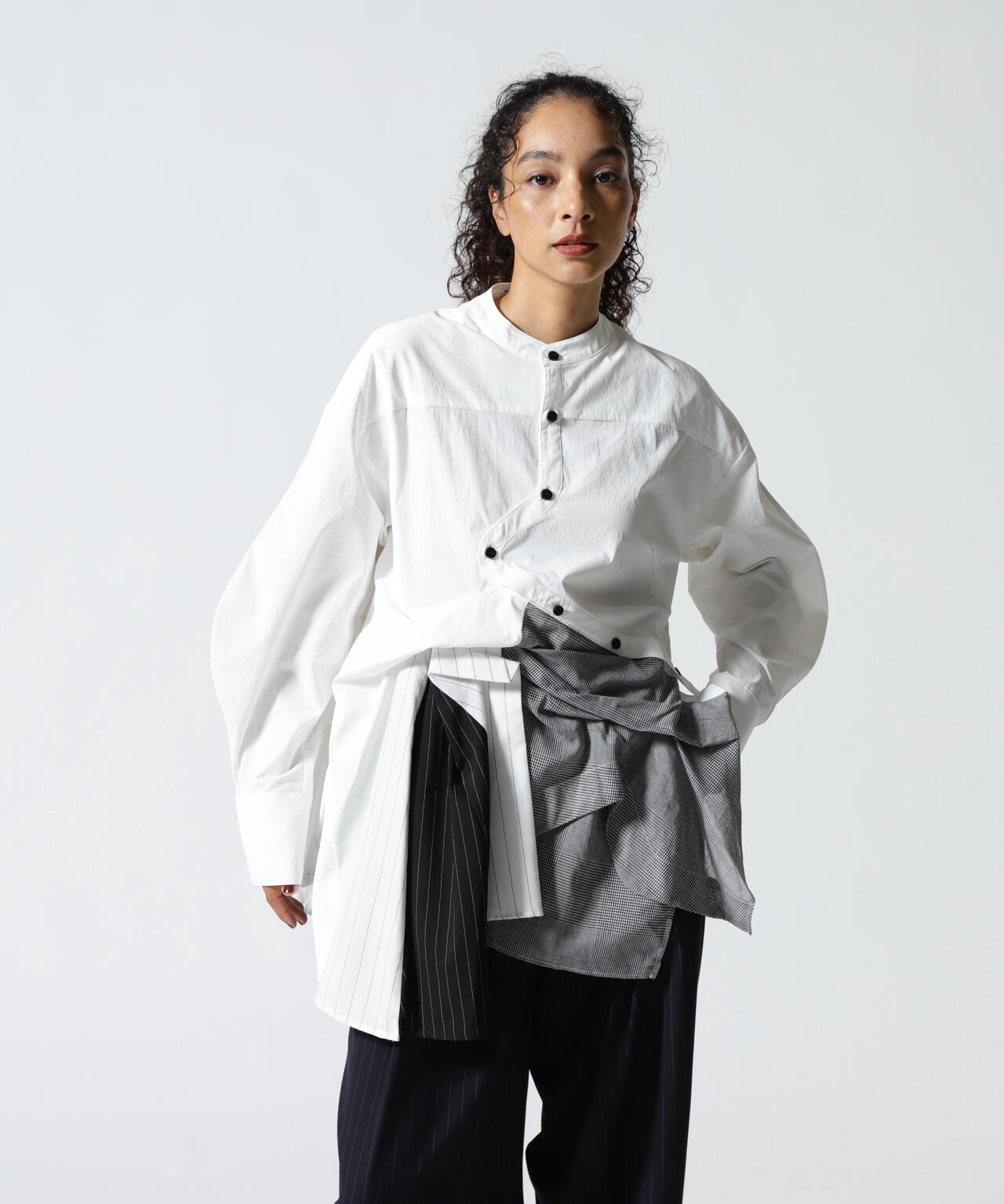 UN3D./アンスリード/PATTERN MIX SHIRT | ROYAL FLASH（ロイヤル