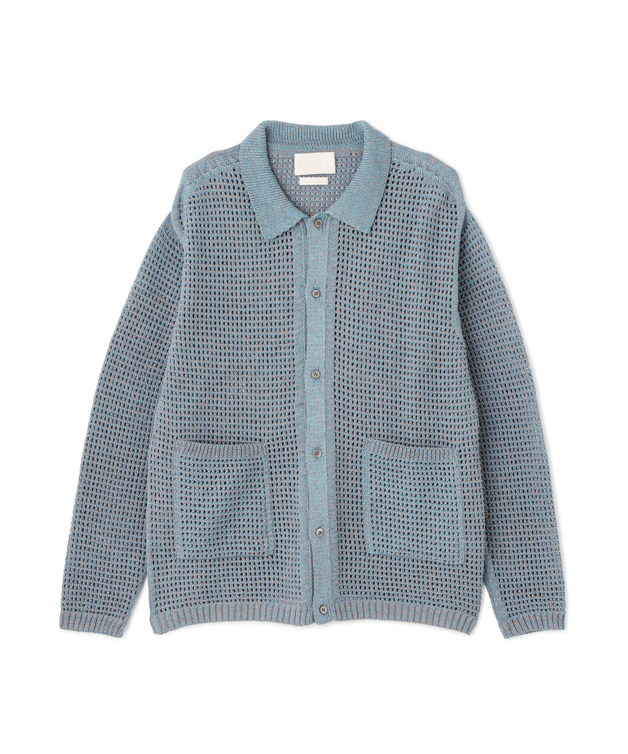 YOKE / ヨーク / MESH KNITTED SHIRT CARDIGAN | GARDEN（ガーデン