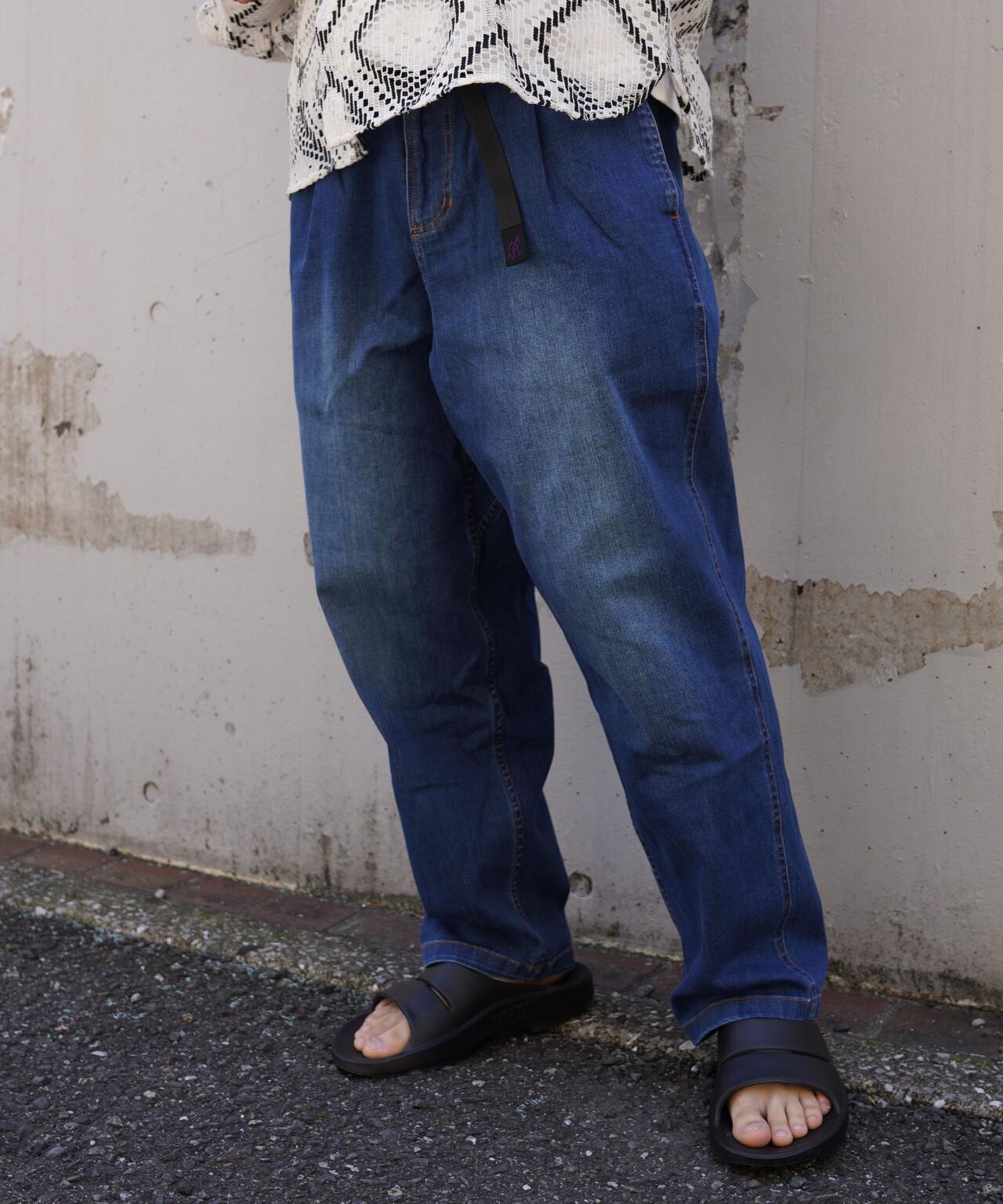 GRAMICCI×BEAVER/グラミチ×ビーバー 別注TUCK TAPERD DENIM PANT