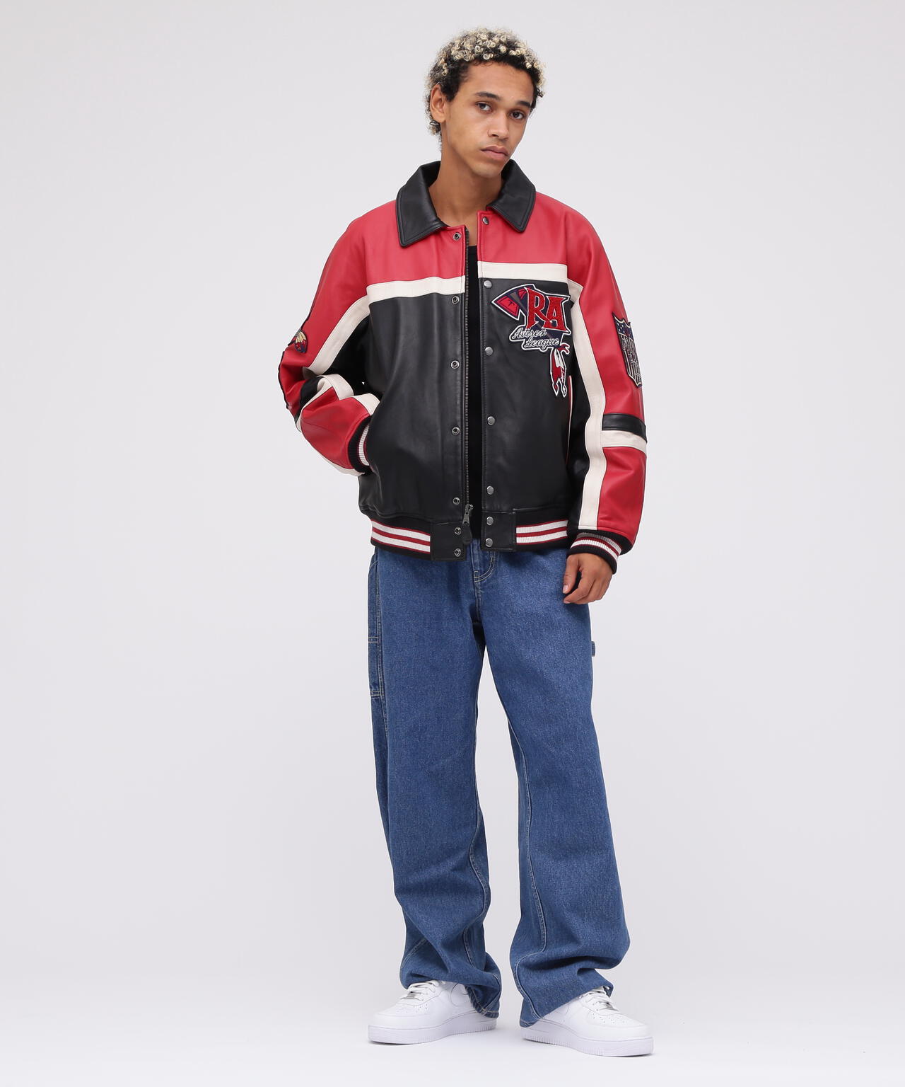 VARSITY JACKET RED AXES / バーシティジャケット レッドアクシズ