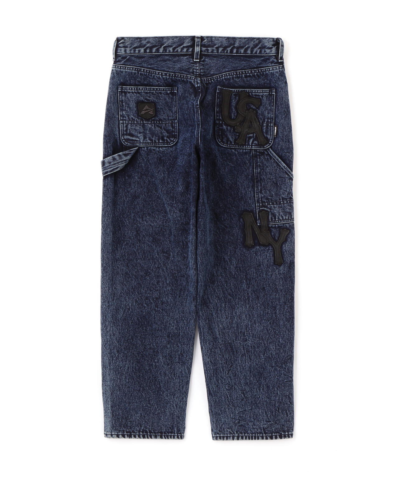 LEATHER PATCH DENIM PANTS | AVIREX（アヴィレックス） ｜【公式