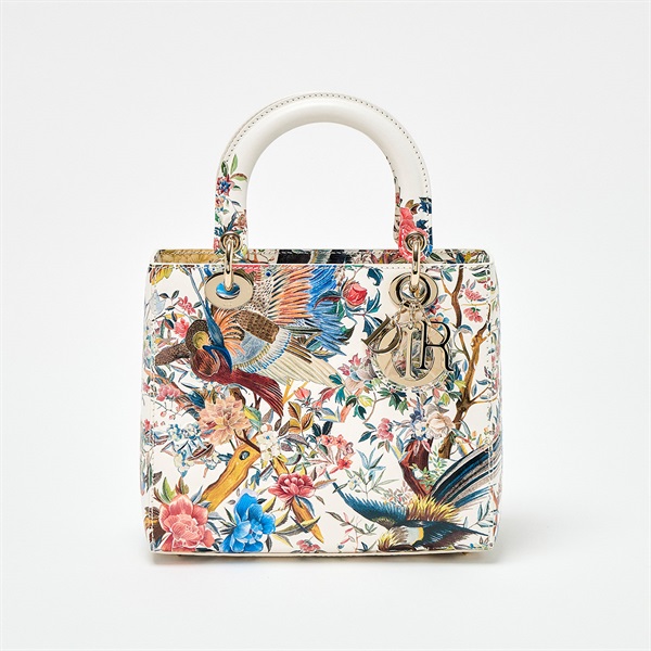 Christian Dior レディディオール ミディアム ハンドバッグ ホワイト