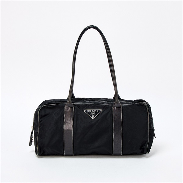 PRADA RE-NYLON ショルダーバッグ ブラック シルバー テスート