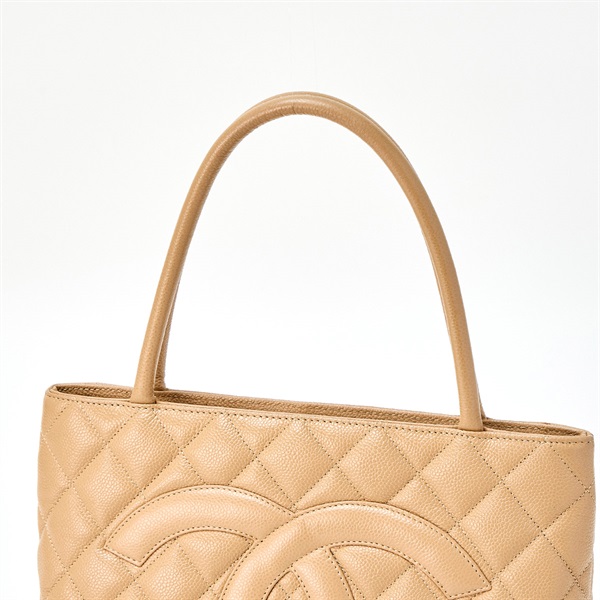 CHANEL マトラッセ 復刻 2002年頃 トートバッグ ベージュ ゴールド