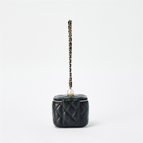 CHANEL マトラッセ ココパール 2021年頃 バニティバッグ ブラック