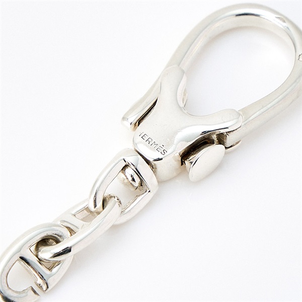 HERMES シェーヌダンクル セパレート キーホルダー シルバー 925