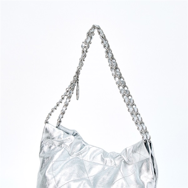 CHANEL シャネル22 スモール 2021年 ショルダーバッグ シルバー