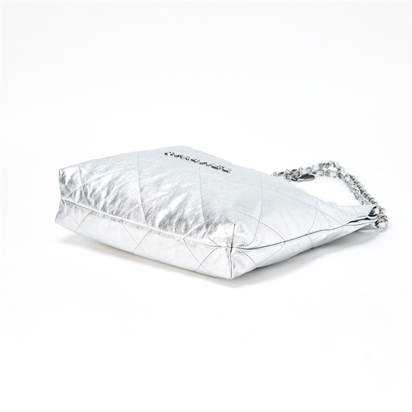 CHANEL シャネル22 スモール 2021年 ショルダーバッグ シルバー