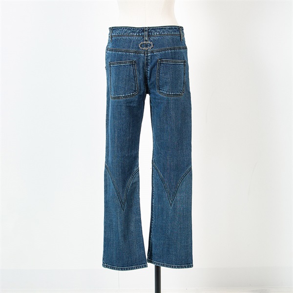 CHANEL デニムパンツ 38 ブルー コットン | MixTHINKS（ミックス
