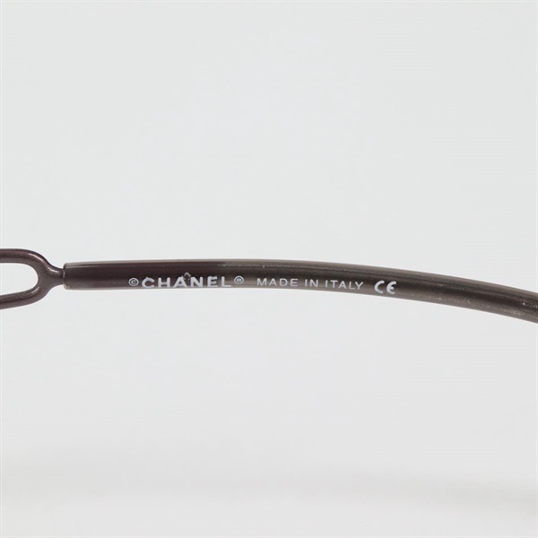 CHANEL ココマーク サングラス 72□14 120 178/8H パープル メタル