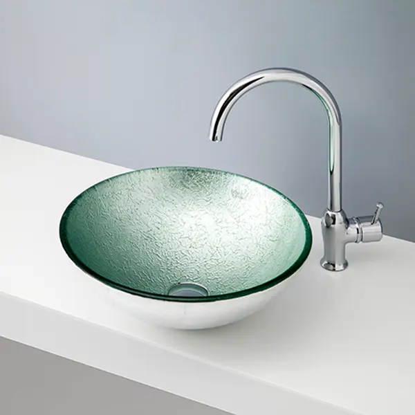 洗面ボウル メタリックガラス-09 B157｜おしゃれな洗面ボウル(洗面器