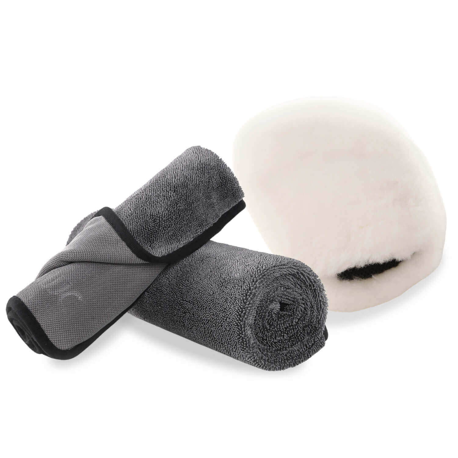 100%オーストラリア産天然羊毛。こだわり両面ムートン洗車グローブ