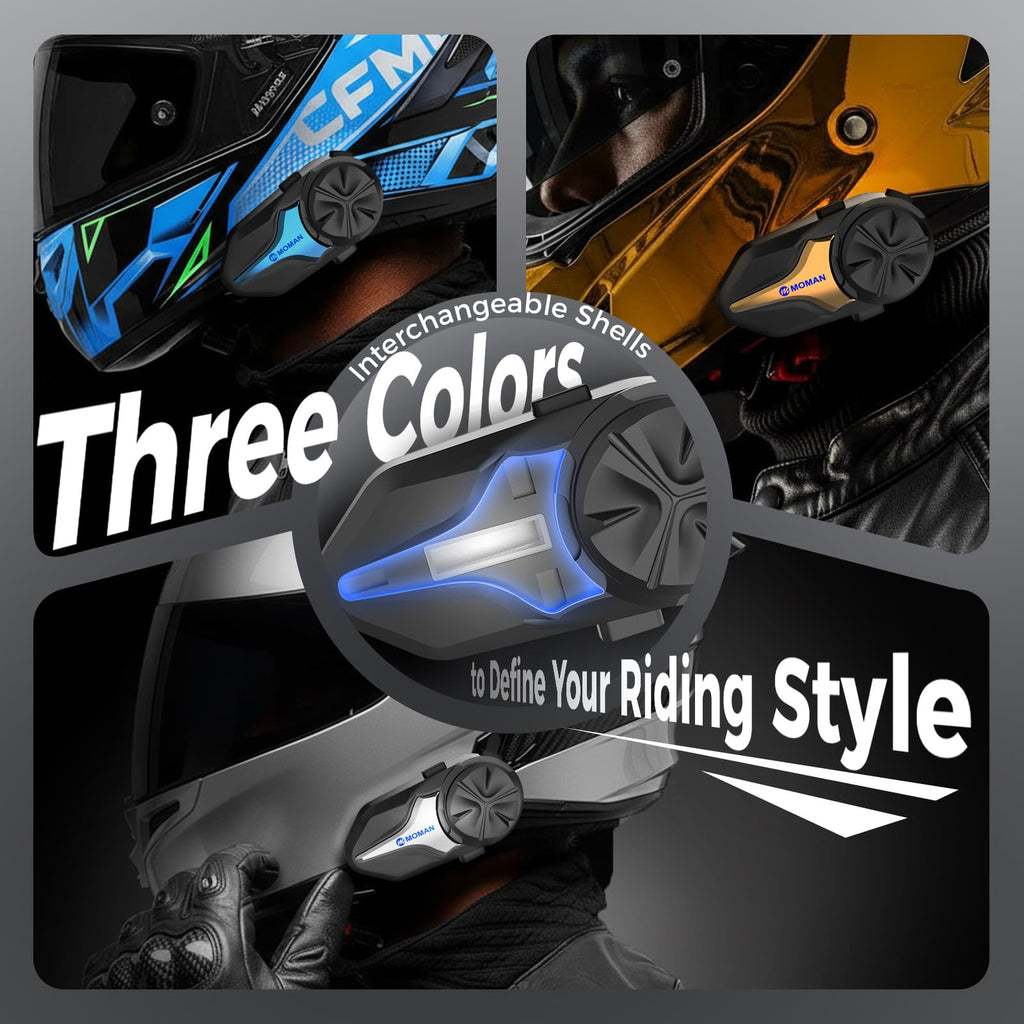 Mesh Motorcycle Intercom Moman CP-X | Moman