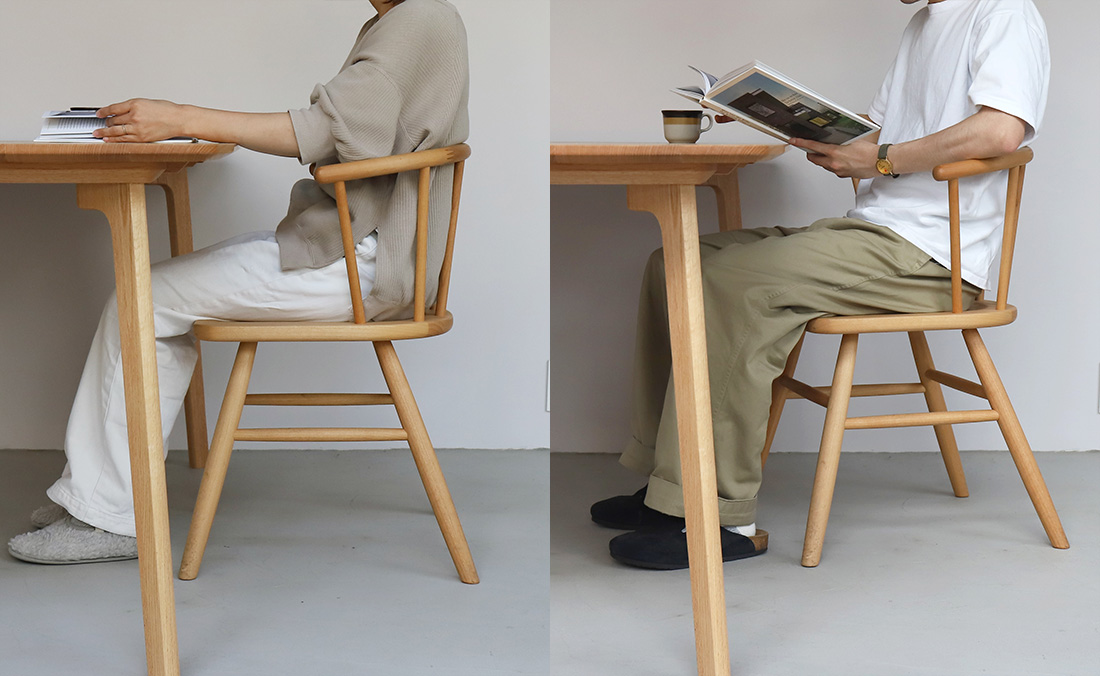 自分らしく座る - ARM CHAIR - MOMO NATURAL