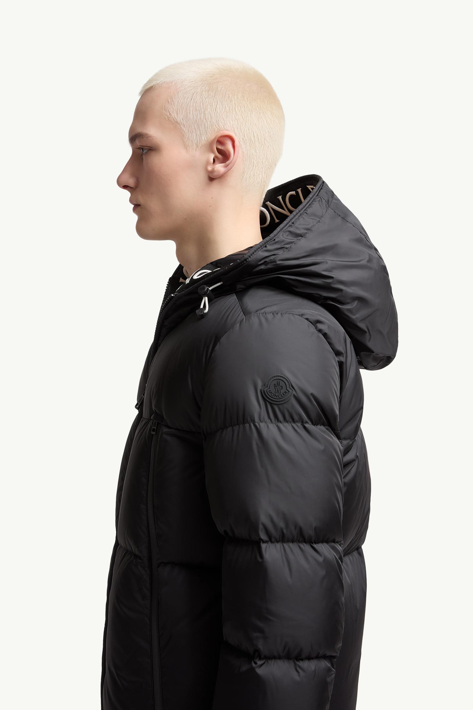 Black Montcla Hooded Short Down Jacket - Short Down Jackets for