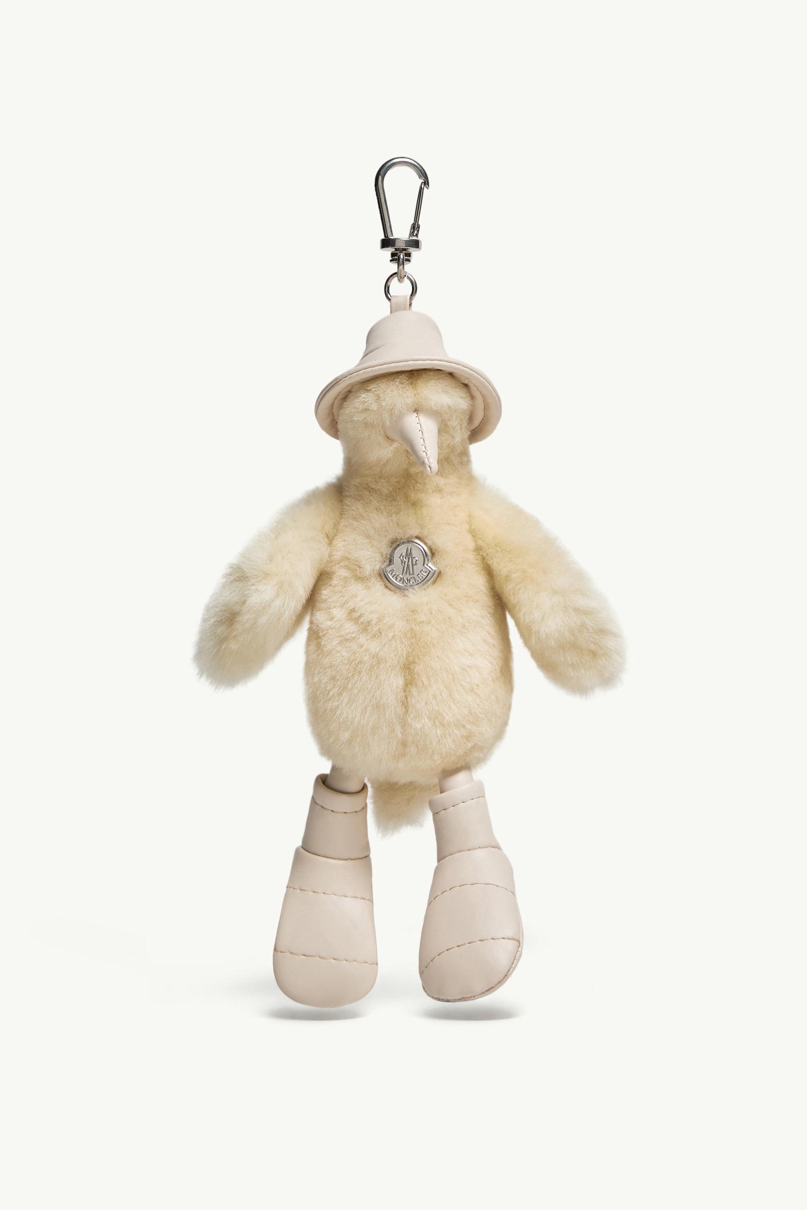 Light Beige MonDuck Faux Fur Key Holder - Bags & Small Accessories